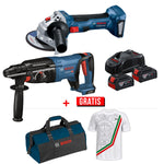 Multicombo Mundialista | Rotomartillo GBH 18V-26 D + Esmeriladora GWS 18V-8 Bosch 0615A002MK