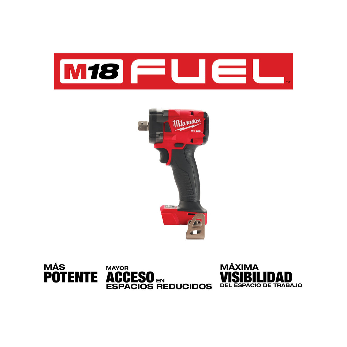 Llave de impacto compacto de 1/2" M18 FUEL™ Milwaukee