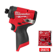 Atornillador de Impacto Subcompacto M12 FUEL™ 1/4" Milwaukee 3453-20 + Regalo