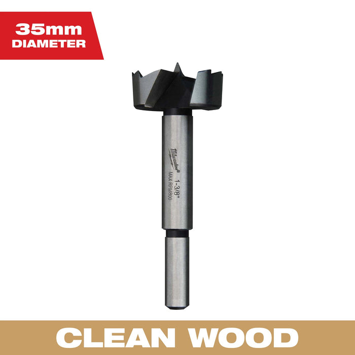 Broca Forstner para Madera 35 MM Milwaukee 48-14-1376