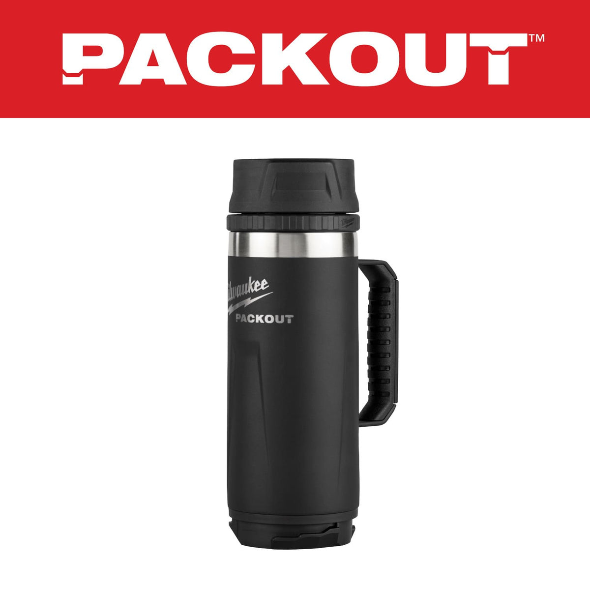 Tazón Termo 530ML Negro Packout Milwaukee 48-22-8394B
