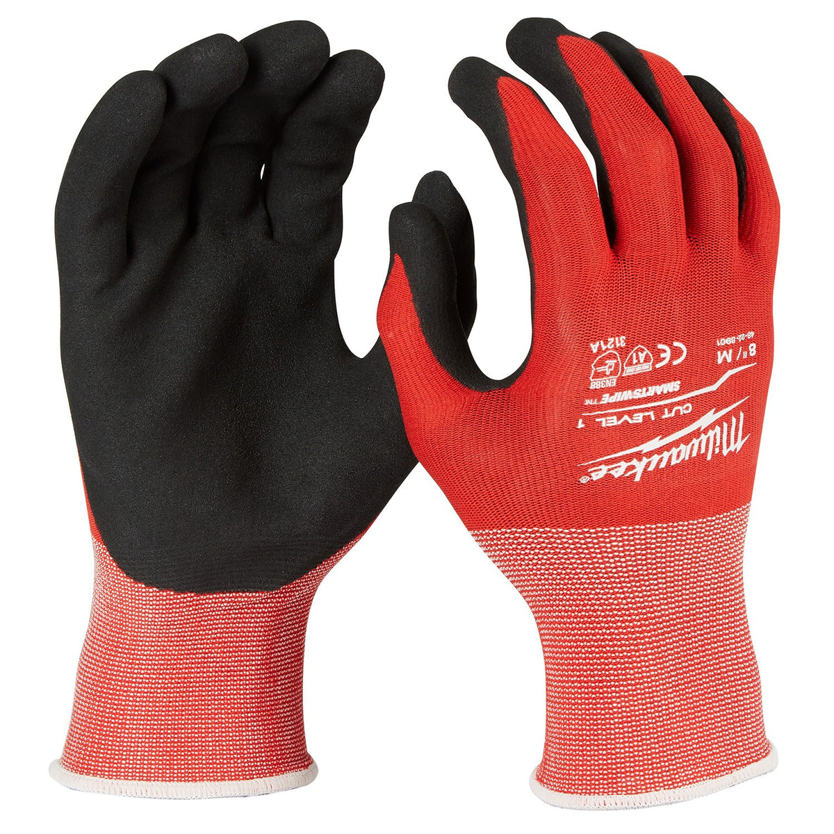 Guantes anti-corte nivel 1 de nitrilo (M) Milwaukee 48-22-8901