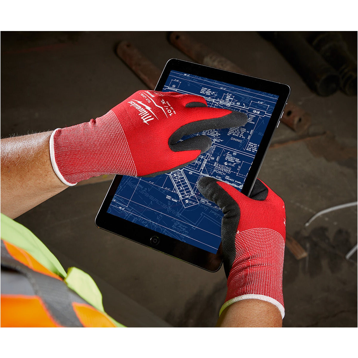 Guantes anti-corte nivel 1 de nitrilo (XL) Milwaukee 48-22-8903