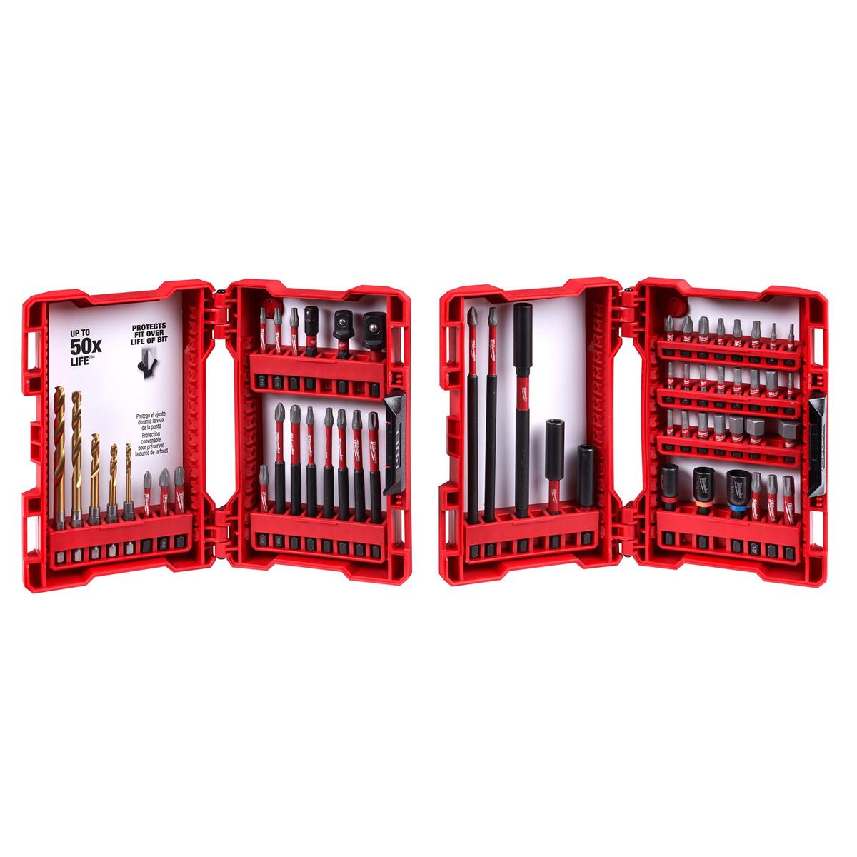 Juego de Puntas de Impacto (56 Piezas) SHOCKWAVE™ Milwaukee 48-32-4017