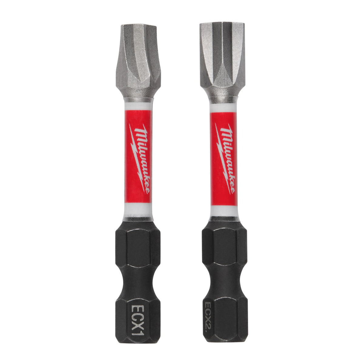 Juego de Puntas de Impacto ECX #1 y #2 de 2" Milwaukee SHOCKWAVE 2 Piezas 48-32-4443