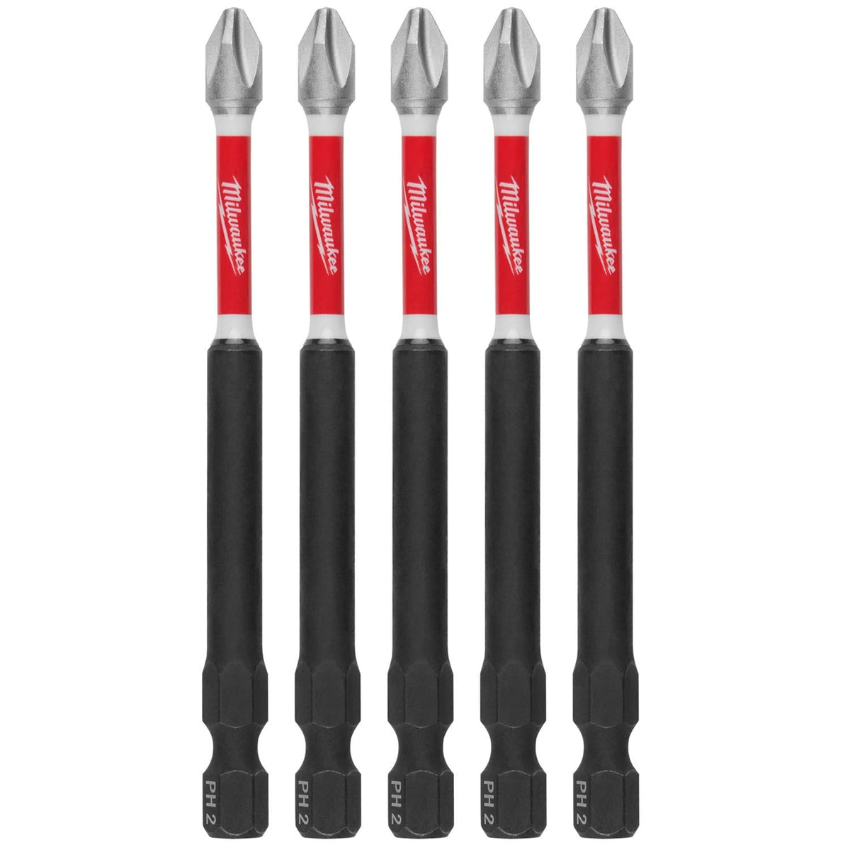 Punta de Impacto Phillips PH2 de 3-1/2" (Paquete de 5) Milwaukee 48-32-4564