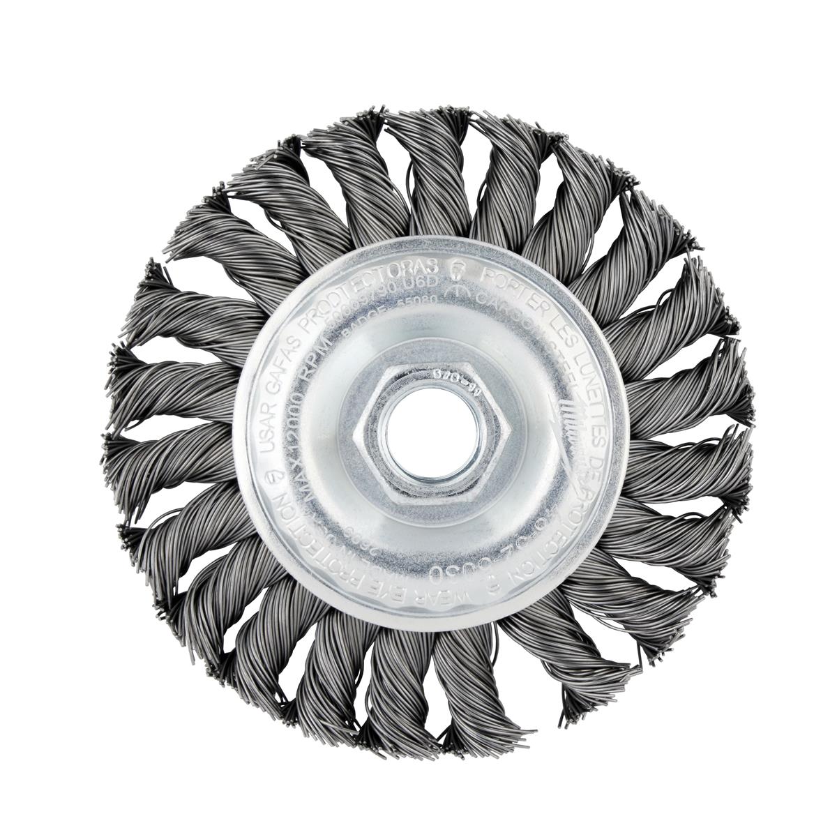 Carda de Copa Trenzada de  3" x 5/8" Milwaukee 48-52-5040