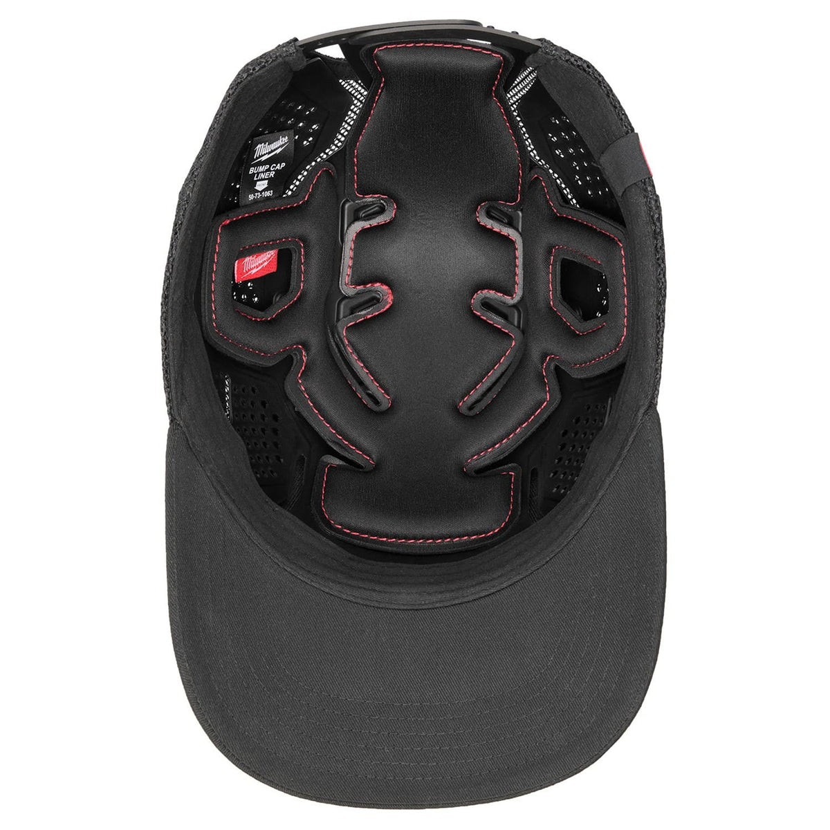 Gorra Antigolpes Negra Milwaukee con Ajuste a Presión 48-73-1063