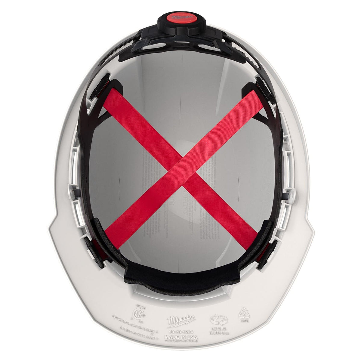 Casco de Seguridad Blanco con Ala Delantera Milwaukee BOLT™ Tipo 1 Clase C 48-73-1200