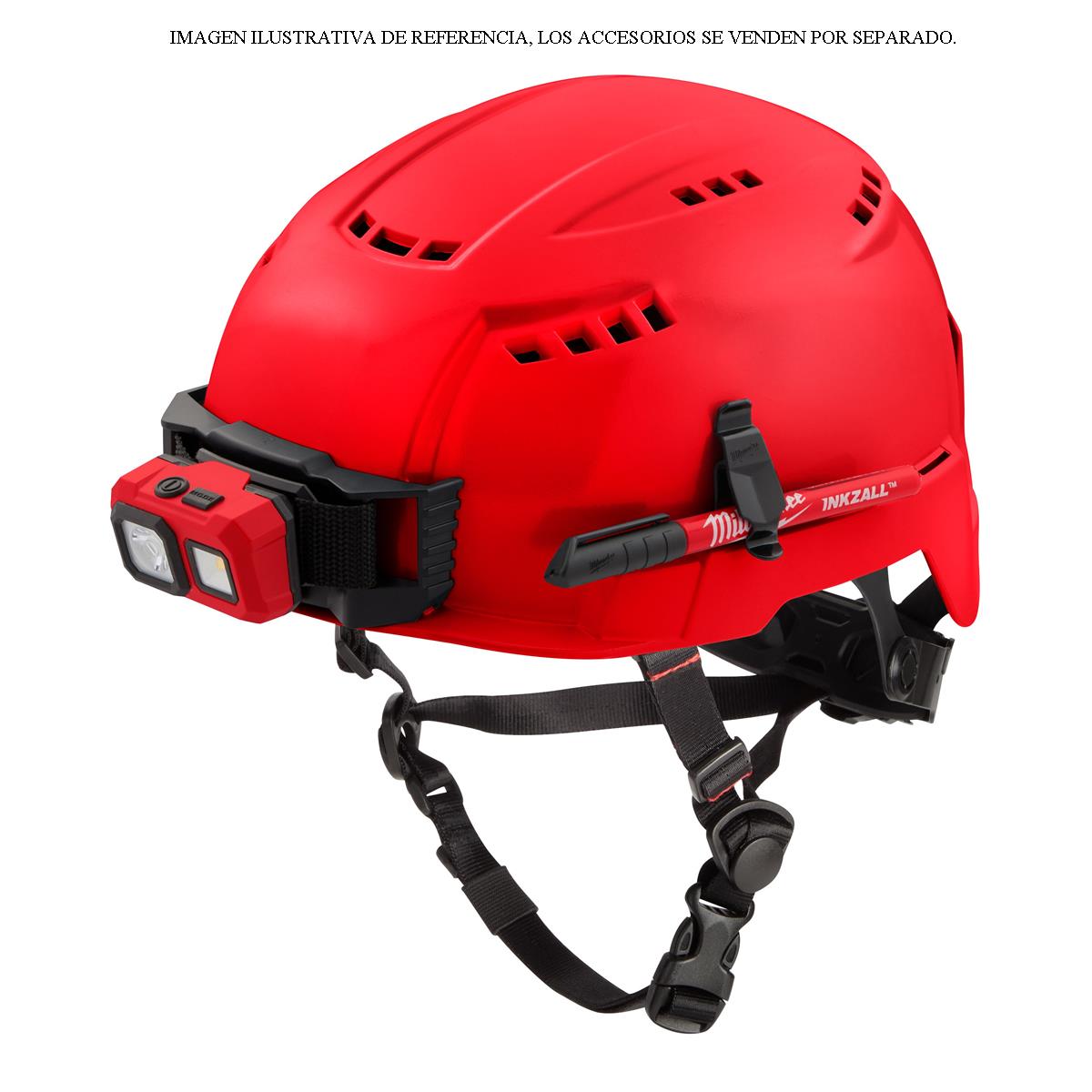 Casco de Seguridad con Ventilación Typo 2 clase C Rojo Milwaukee 48-73-1308