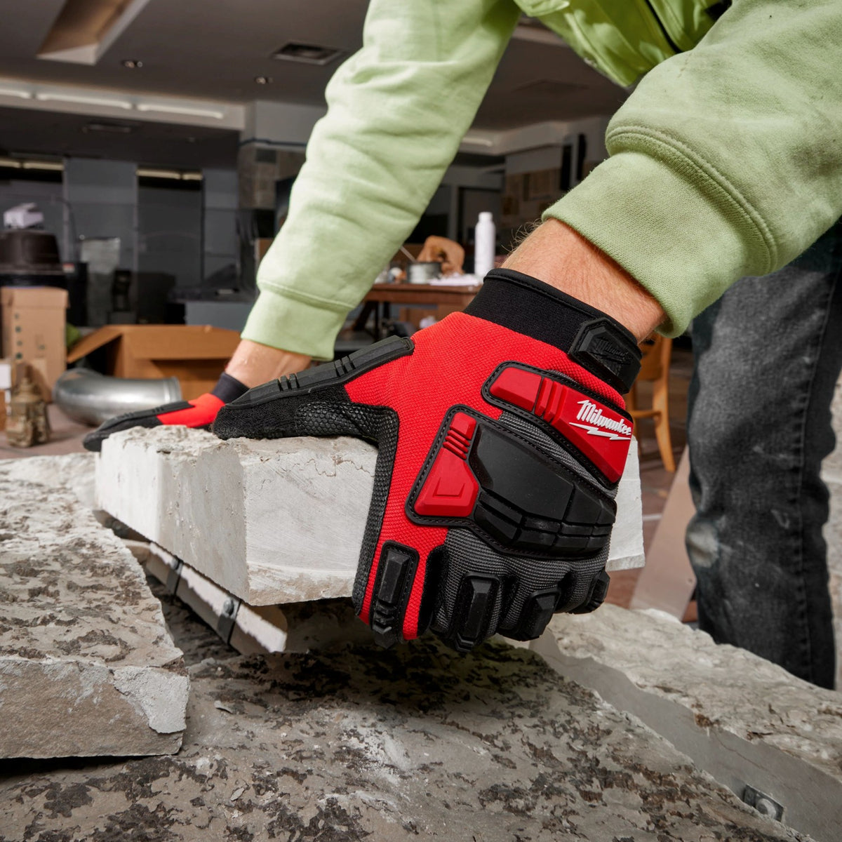 Guantes para Demolición Anti-Impacto (G) MILWAUKEE 48-73-8552