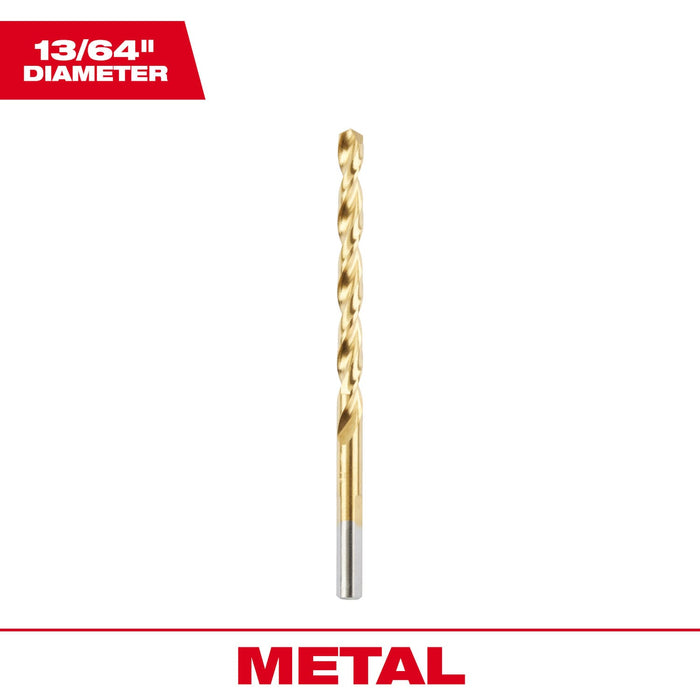 Broca de Titanio de 13/64" THUNDERBOLT® Milwaukee 48-89-2210
