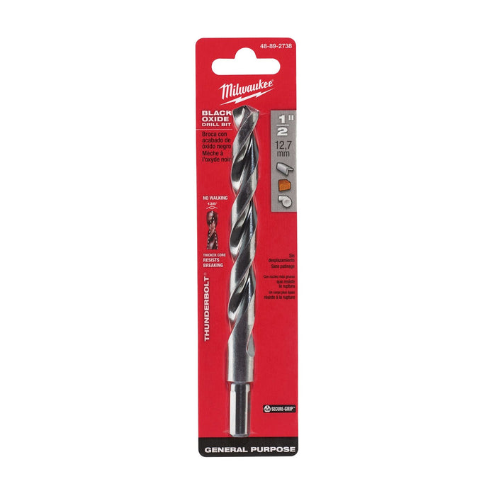 Broca de Óxido Negro 1/2" 3LP Milwaukee 48-89-2738