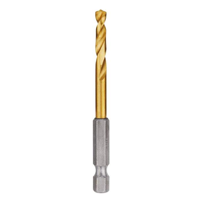 Set Punta Per Metallo Milwaukee Shockwave 56 Pezzi HSS-G Red Hex Titanio – 1/4″ Per Trapano Professionale