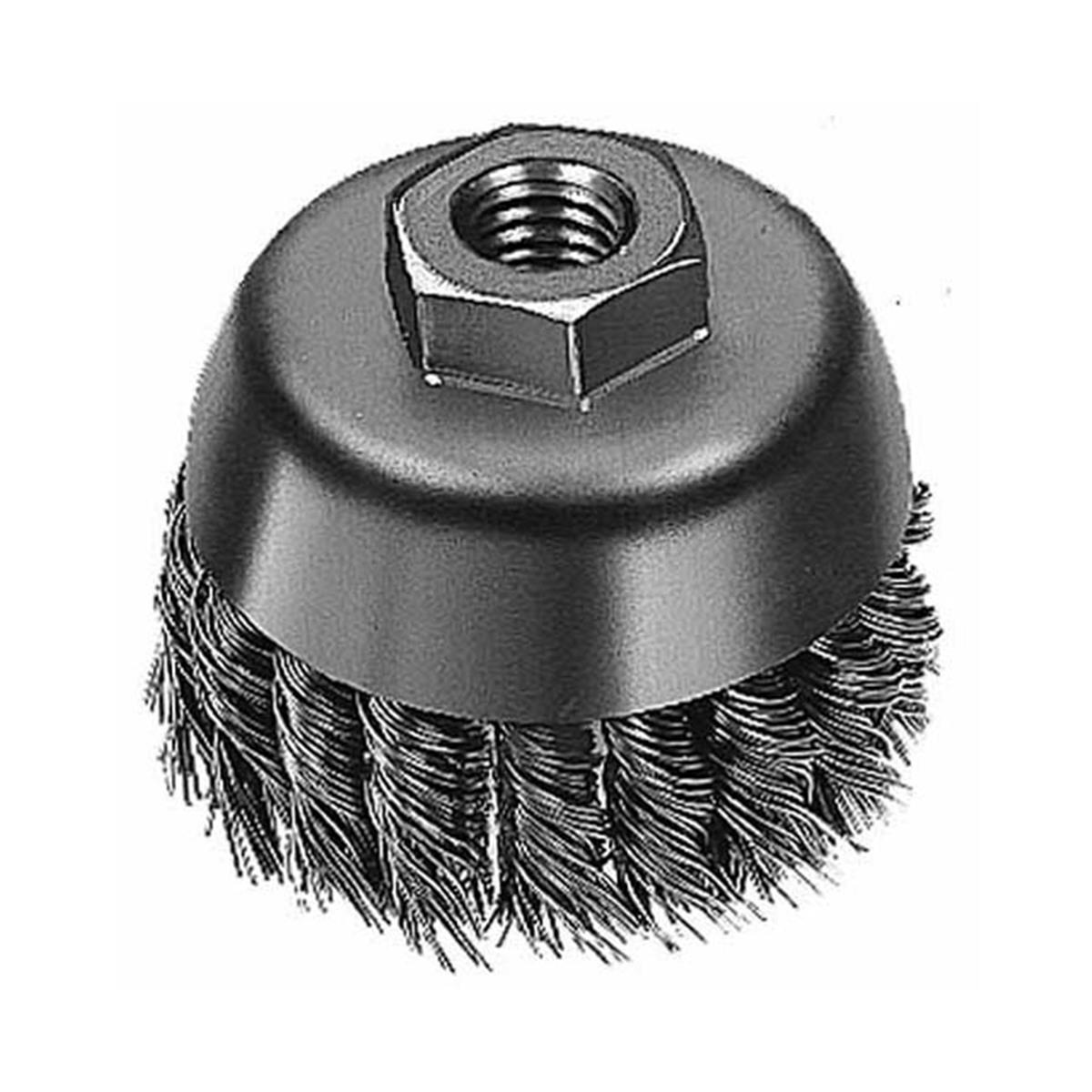Carda de Copa Trenzada de  3" x 5/8" Milwaukee 48-52-5040