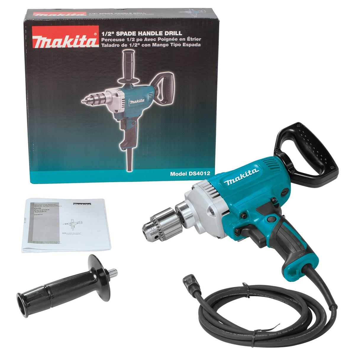 Taladro de 1/2" con Mango Tipo Espada de 750W Makita DS4012