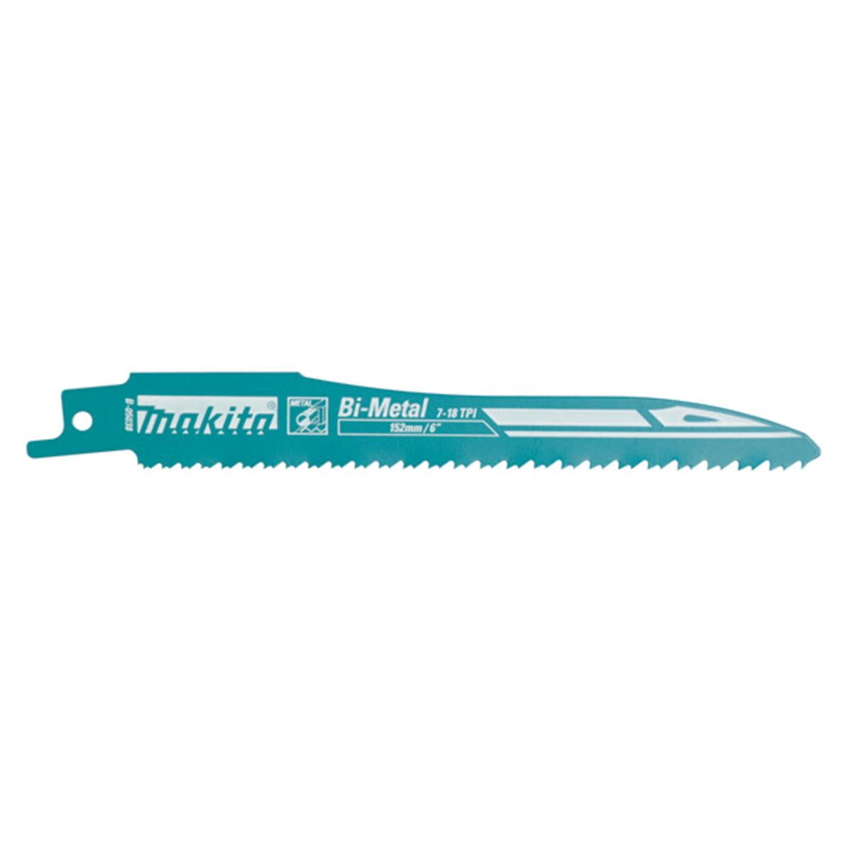 5 Segueta Sable Corte Rápido para Acero y Plástico de 6" Makita B-05038