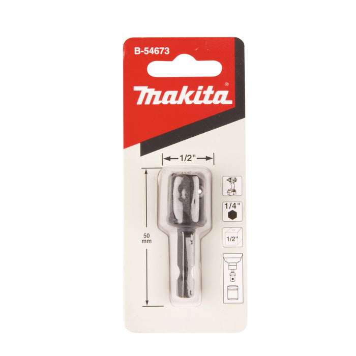 Adaptador Para Dados 1/2" a 1/4" Hexagonal Makita B-54673
