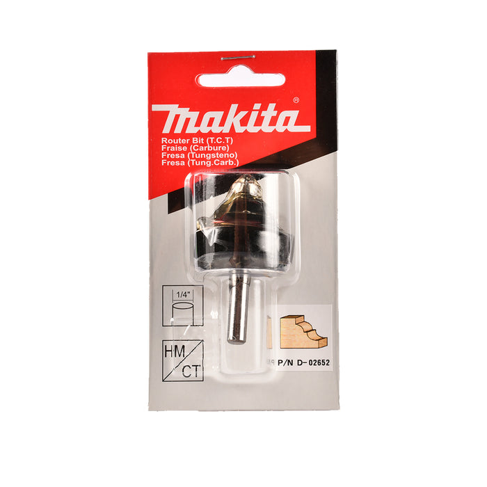 Fresa Romana Doble con Balero de 1/4" X 1/4" Makita D-02652