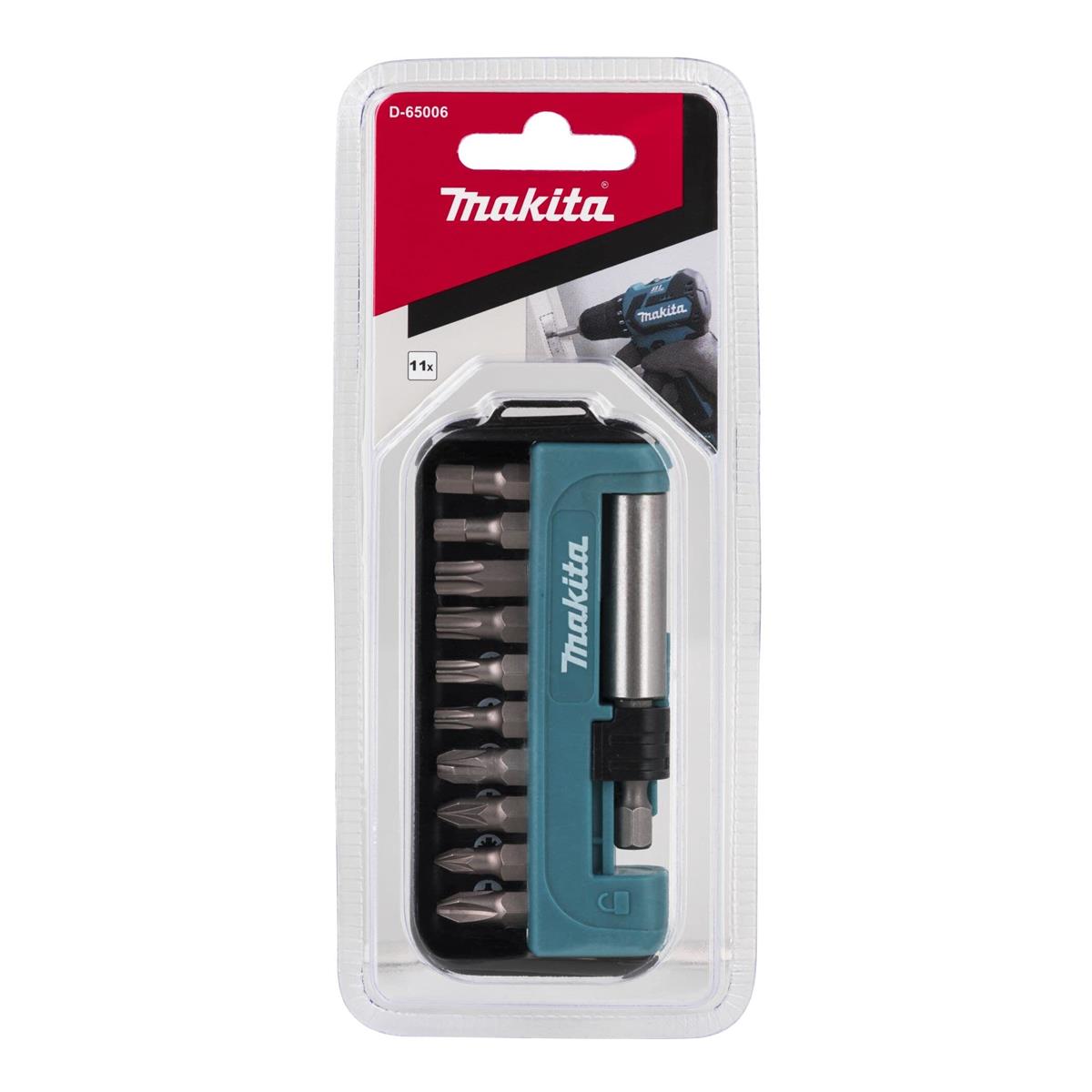Juego de 10 Puntas con Adaptador Makita D-65006