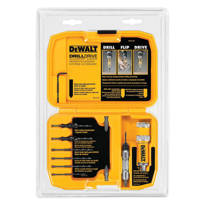 Juego de Avellanadores con PH2 12 Piezas Dewalt DW2735P