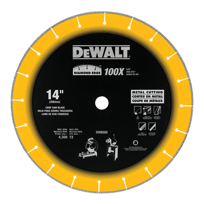 Disco Diamantado Corte Metal 14" Dewalt  DW8500
