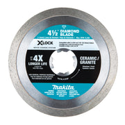 Disco de Diamante de Rin Continuo 4-1/2" X-LOCK Makita E-07397