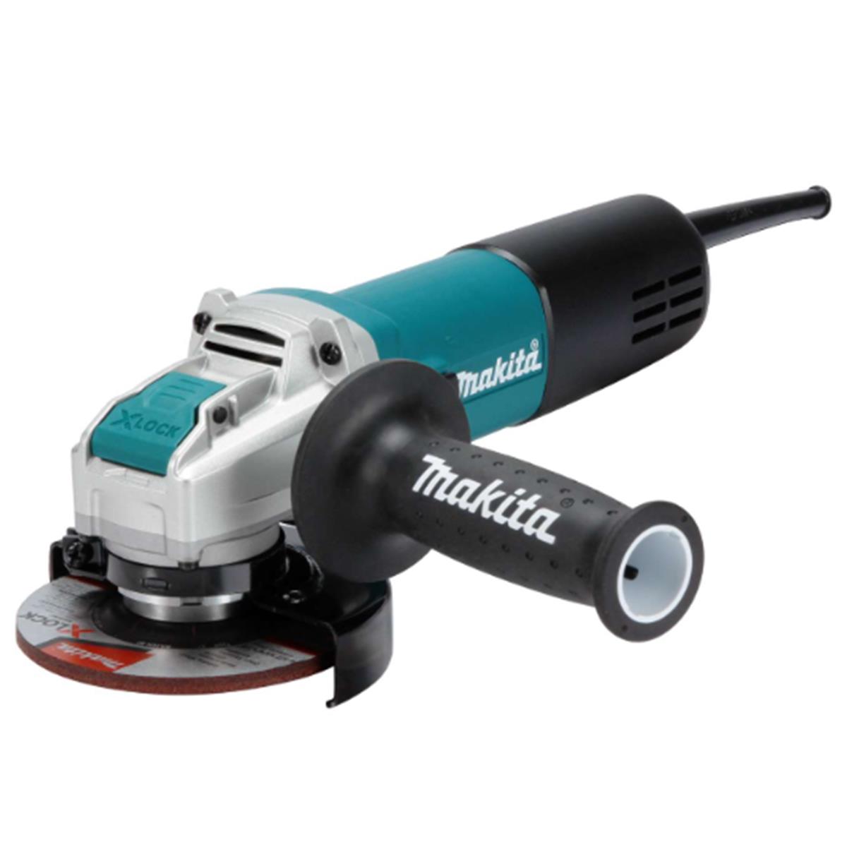 Esmeriladora de 4½" 840W + 10 Discos XLOCK Makita GA4570-P1