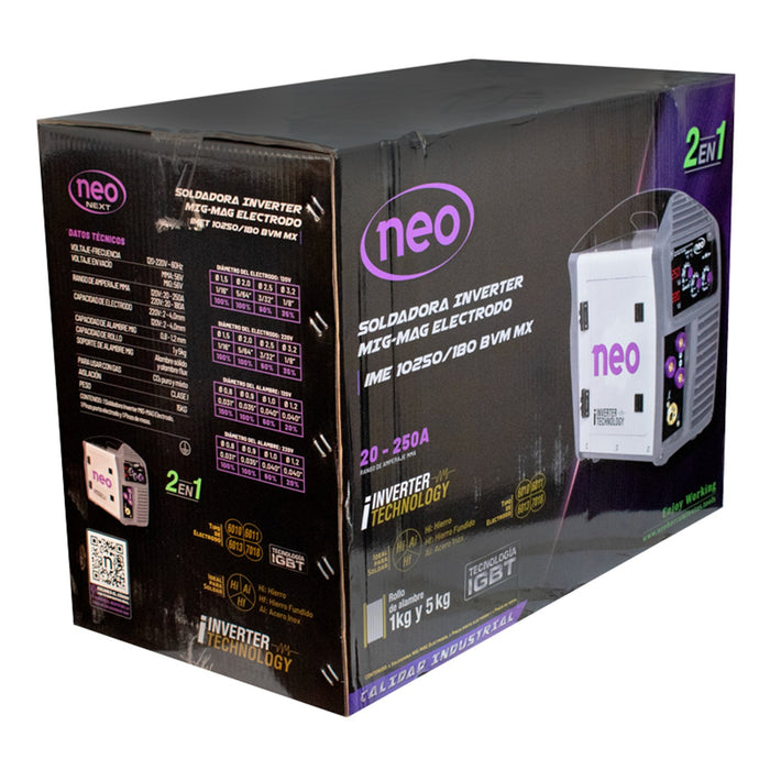 INVERSOR 2 EN 1 BI-VOLTAJE 200A NEO