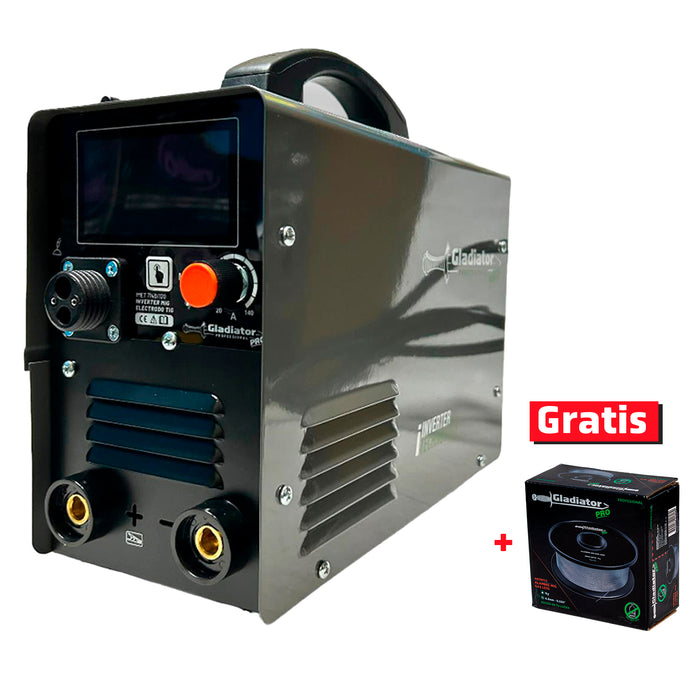 Inversor 3 en 1 de 140A Digital + Microalambre de 0.030 Gladiador IMET 7140/120-P1