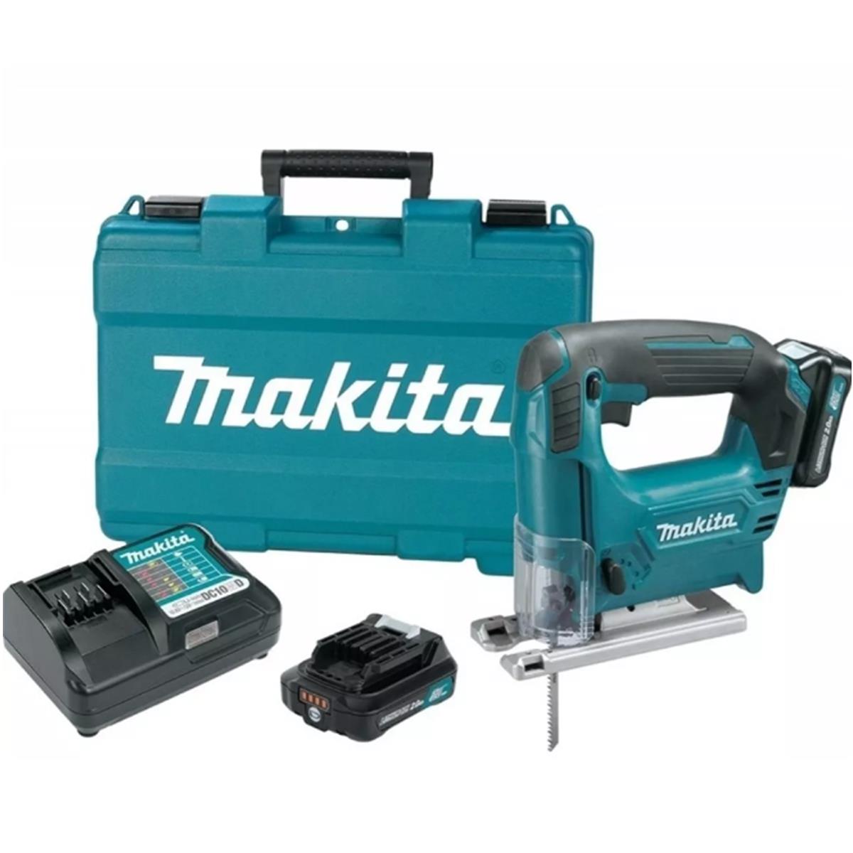 Sierra Caladora Inalámbrica de 12V de 1.5Ah Makita JV101DWYE