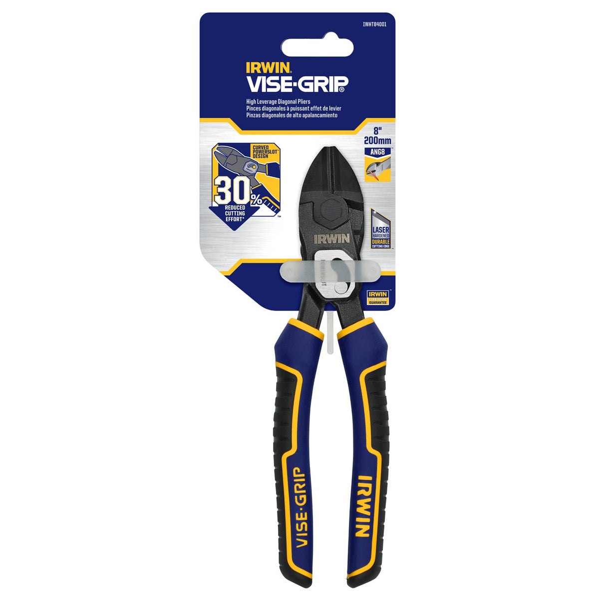 Pinza Diagonal de Corte 8" PowerSlot™ Irwin IWHT84001