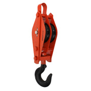 Polea Garrucha Doble 3" 0.5 Toneladas con Gancho Giratorio DOGOTULS RH5045