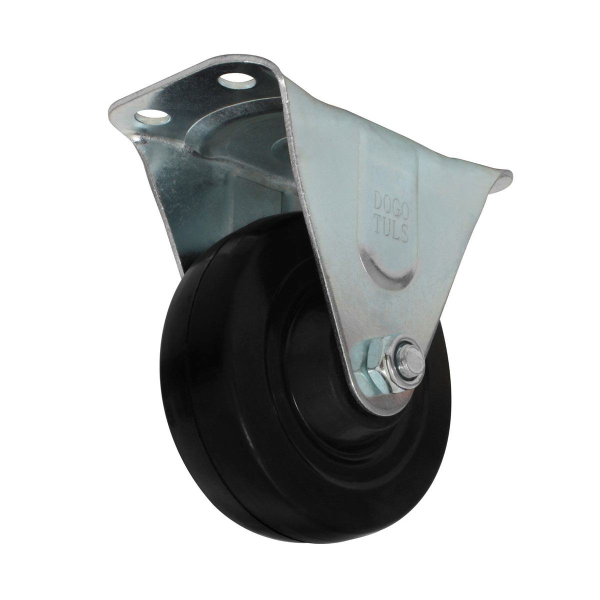 Rodaja de Hule Negro Fija 3" Dogotuls ZF5003