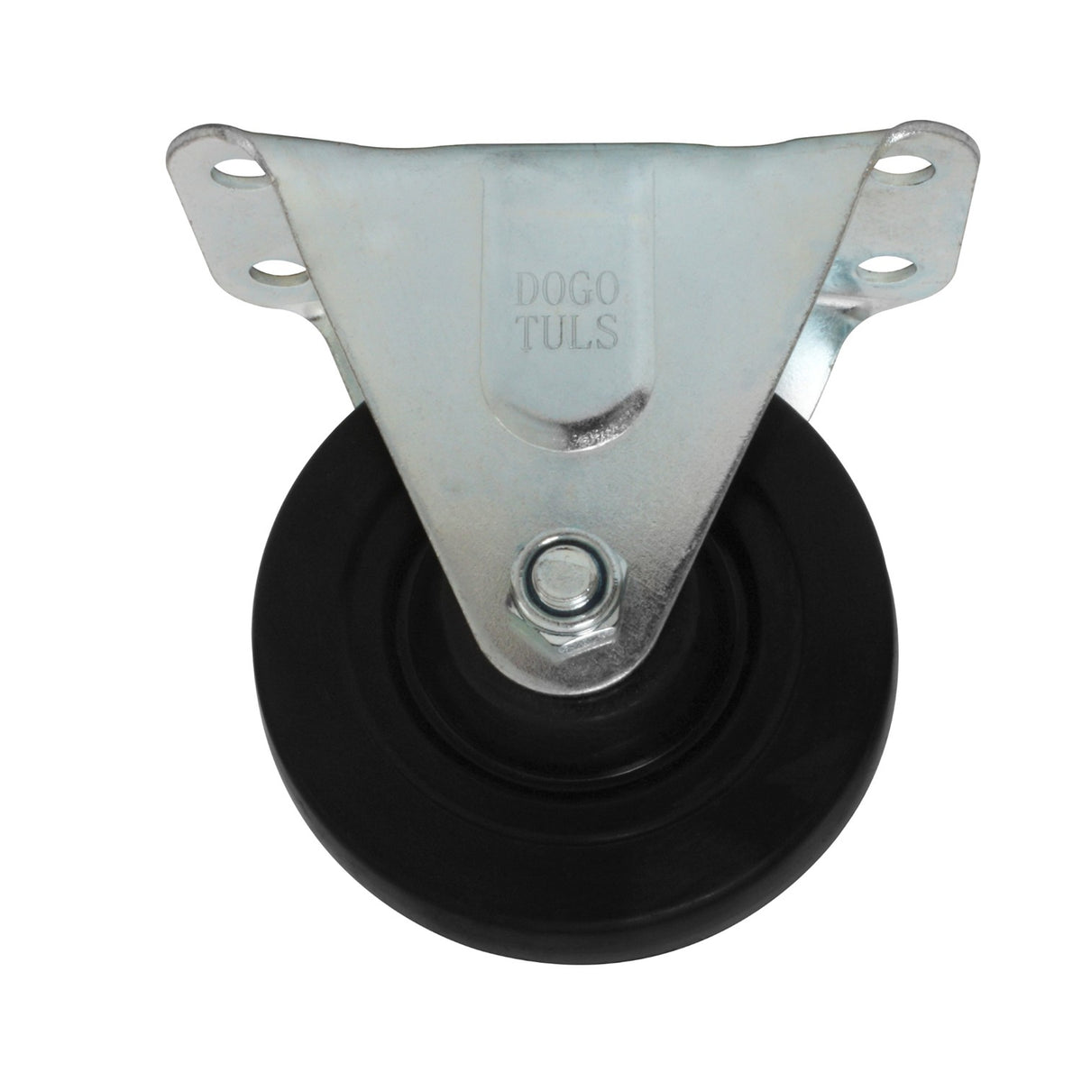 Rodaja de Hule Negro Fija 3" Dogotuls ZF5003
