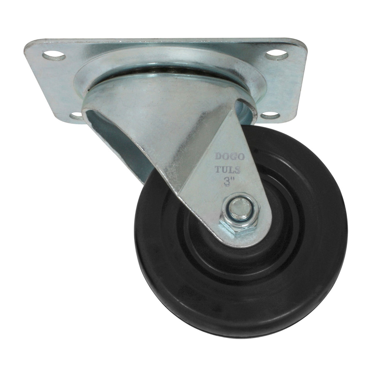 Rodaja Hule Negro Giratoria 3" Dogotuls ZF5007