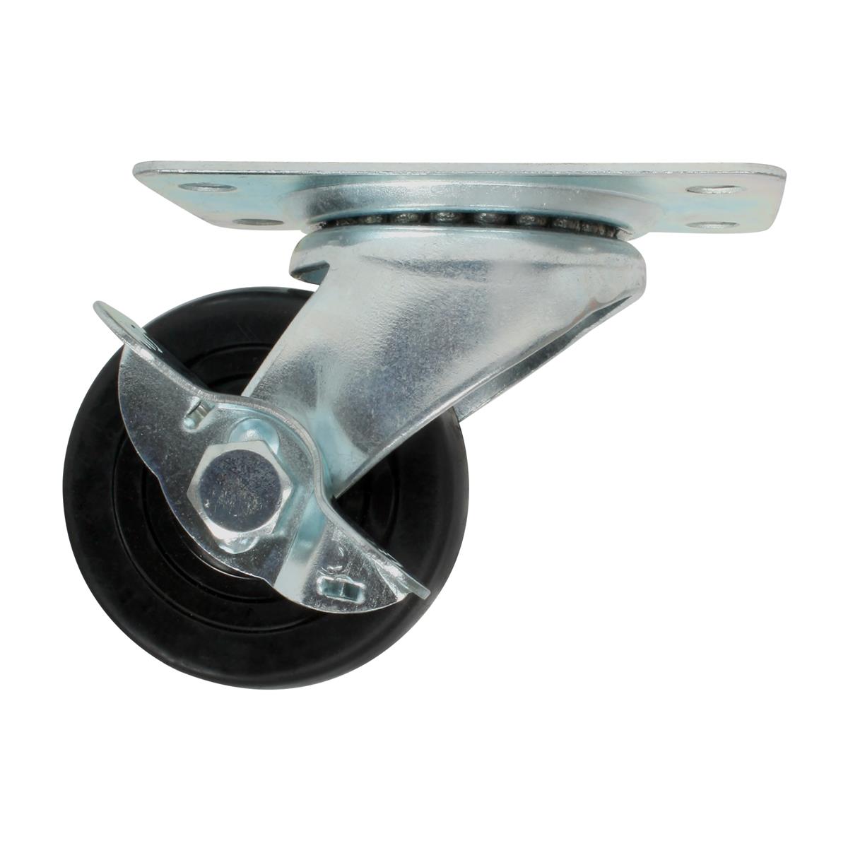 Rodaja Hule Negro Giratoria con Freno 3" Dogotuls ZF5107