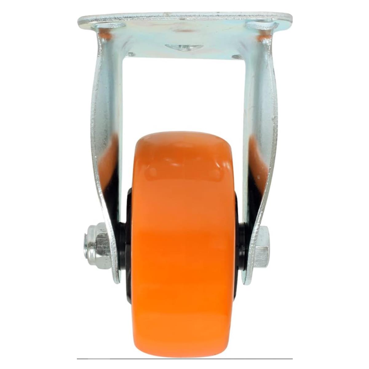 Rodaja de PVC Naranja Fija de 2" Dogotuls ZF5108