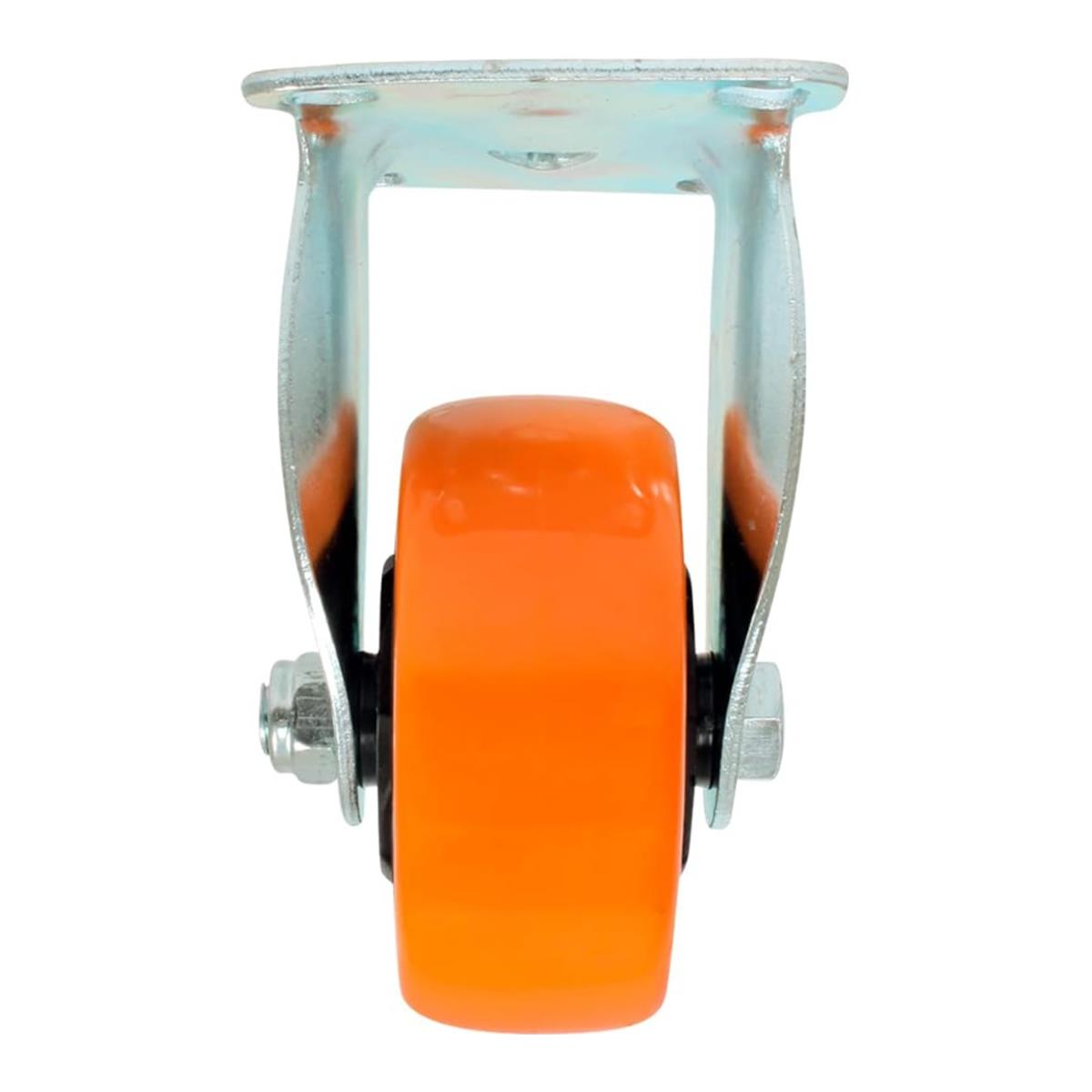 Rodaja de PVC Naranja Fija de 3" Dogotuls ZF5110