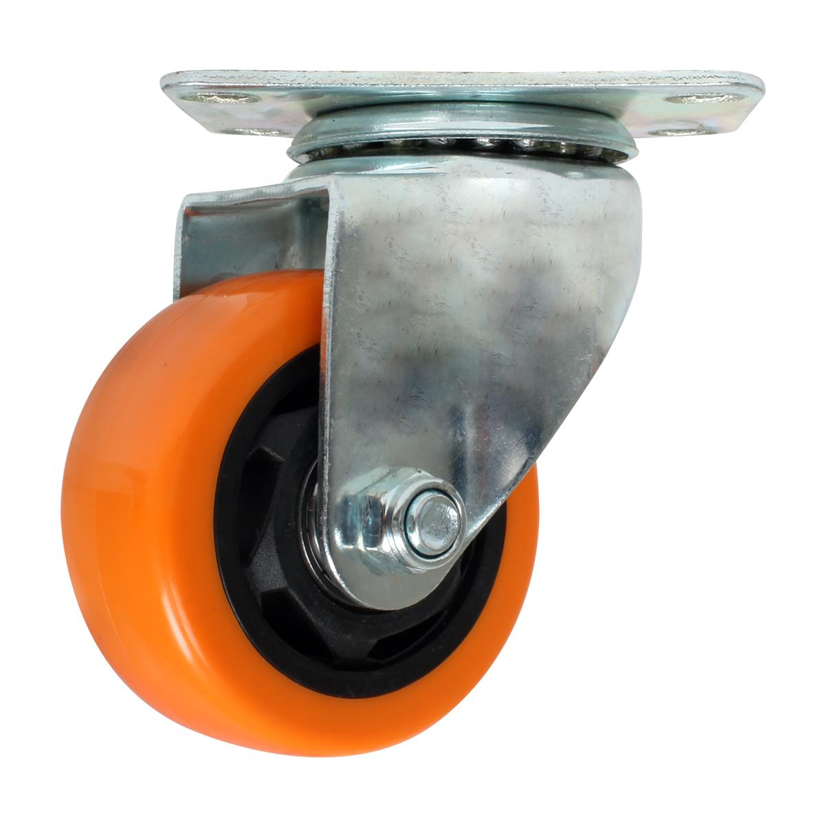 Rodaja de PVC Naranja Giratoria de 2" Dogotuls ZF5112