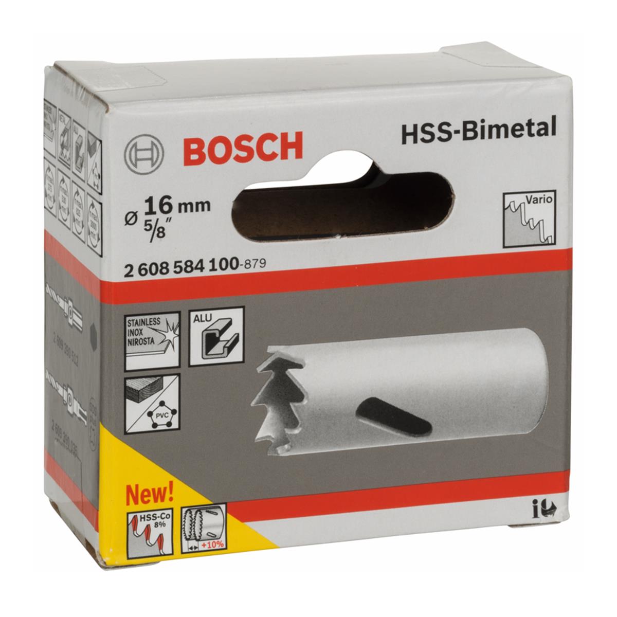 Broca Sierra Bimetálica HSS Cobaltada de 5/8" Bosch