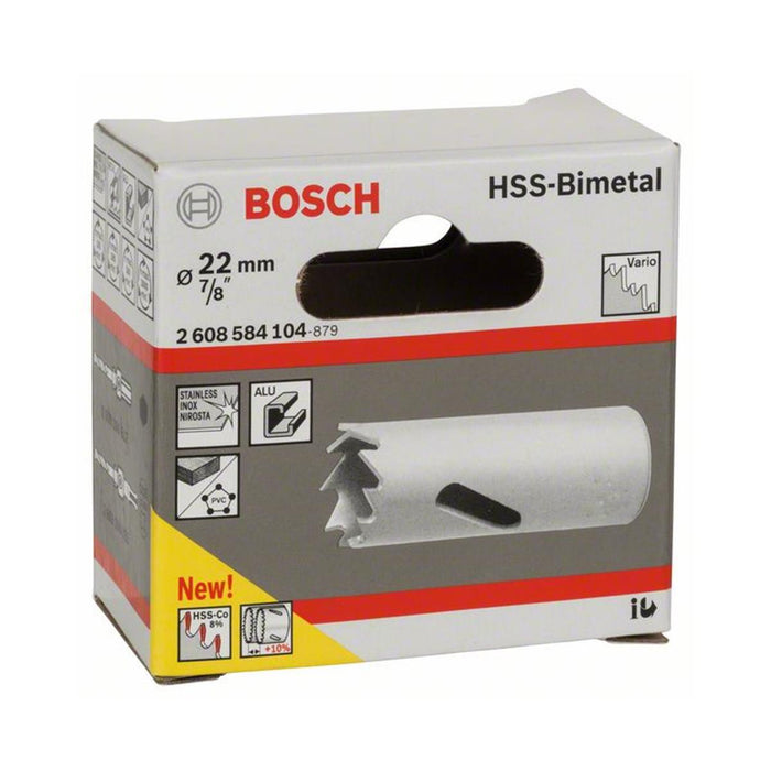Broca Sierra Bimetálica HSS Cobaltada de 7/8" Bosch 2608584104