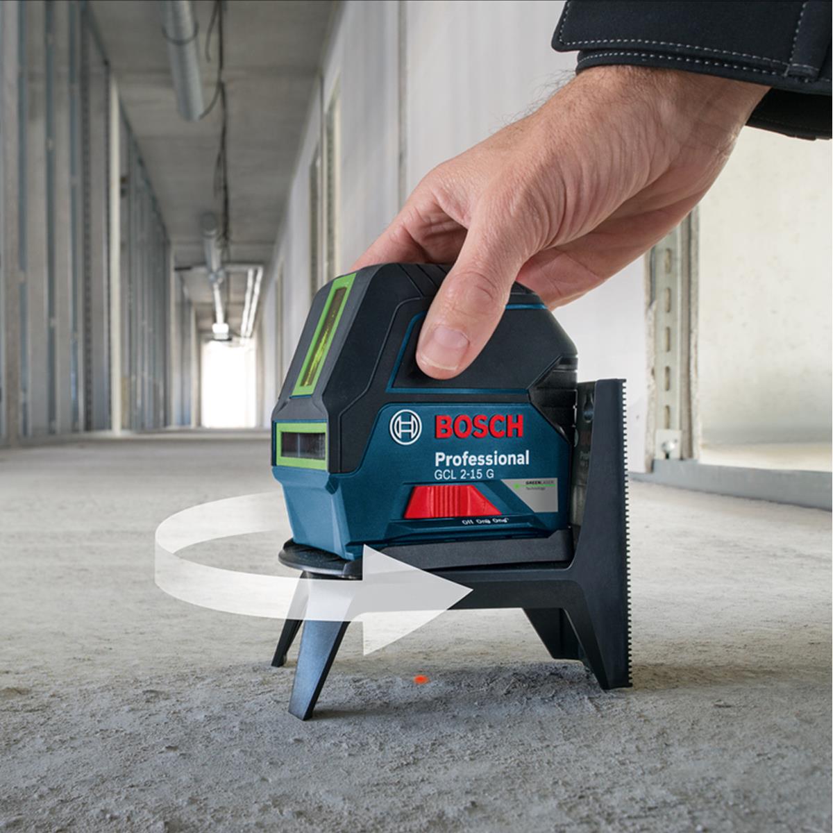 Nivel Láser Verde de 15M Puntos de Plomada (GCL 2-15 G) Bosch 0601066J00
