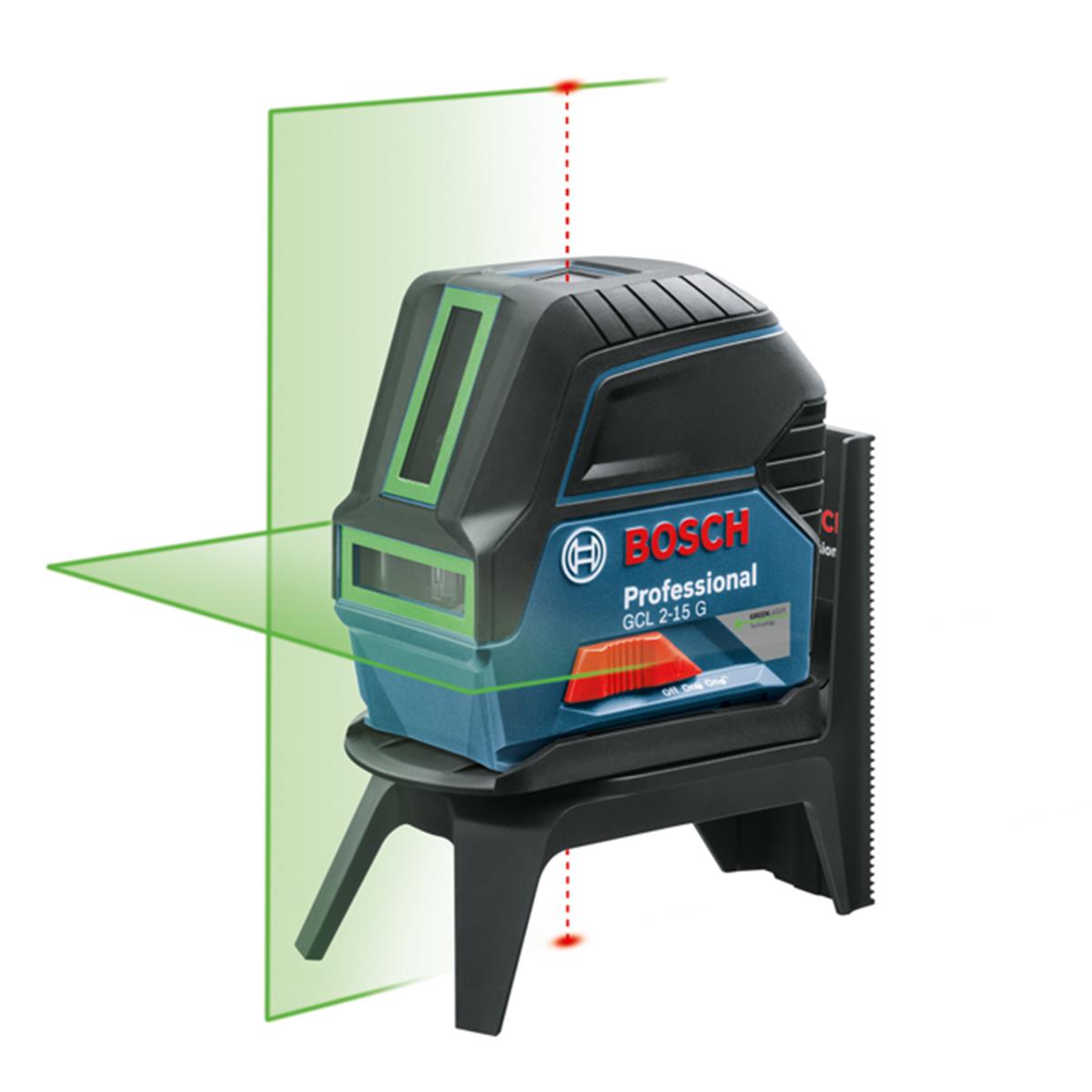 Nivel Láser Verde de 15M Puntos de Plomada (GCL 2-15 G) Bosch 0601066J00