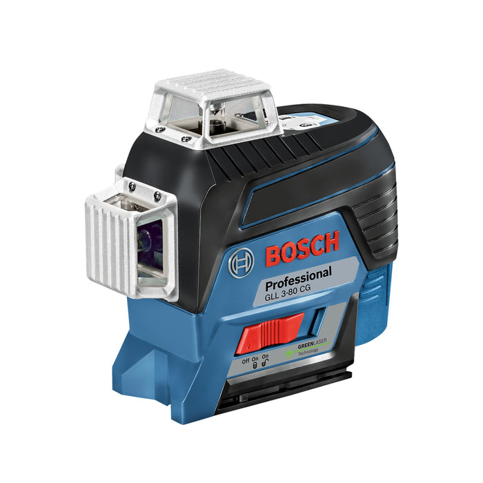 Nivel Láser Verde 360° GLL 3-80 CG Dual Power + Regalo Bosch 0601063T01-P1