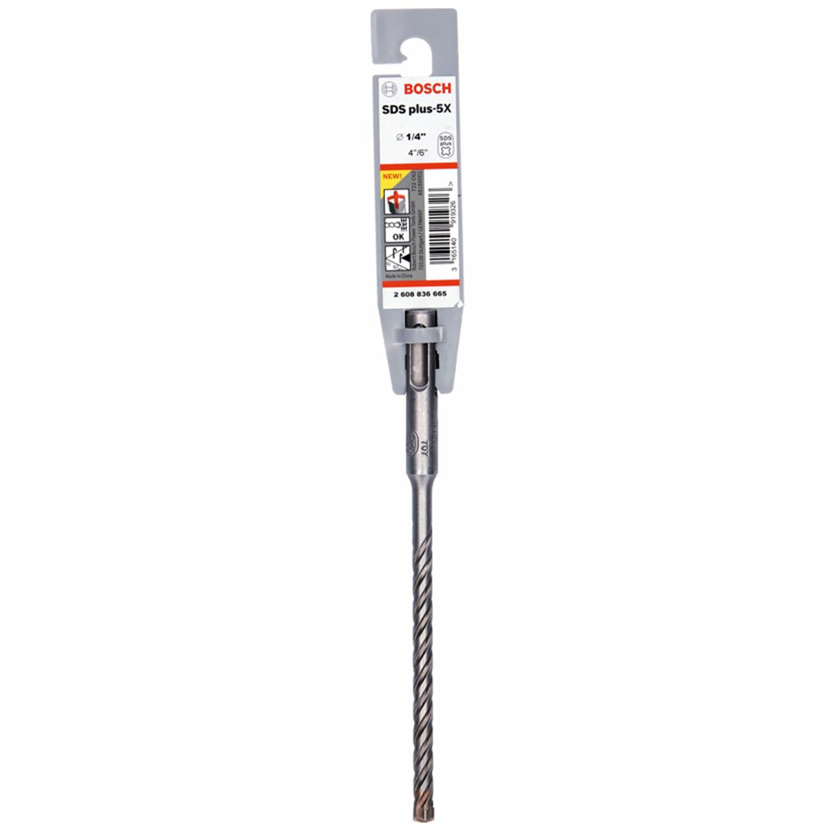 Broca Sds Plus-5x de  1/4" X 4" X 6" Bosch 2608836665