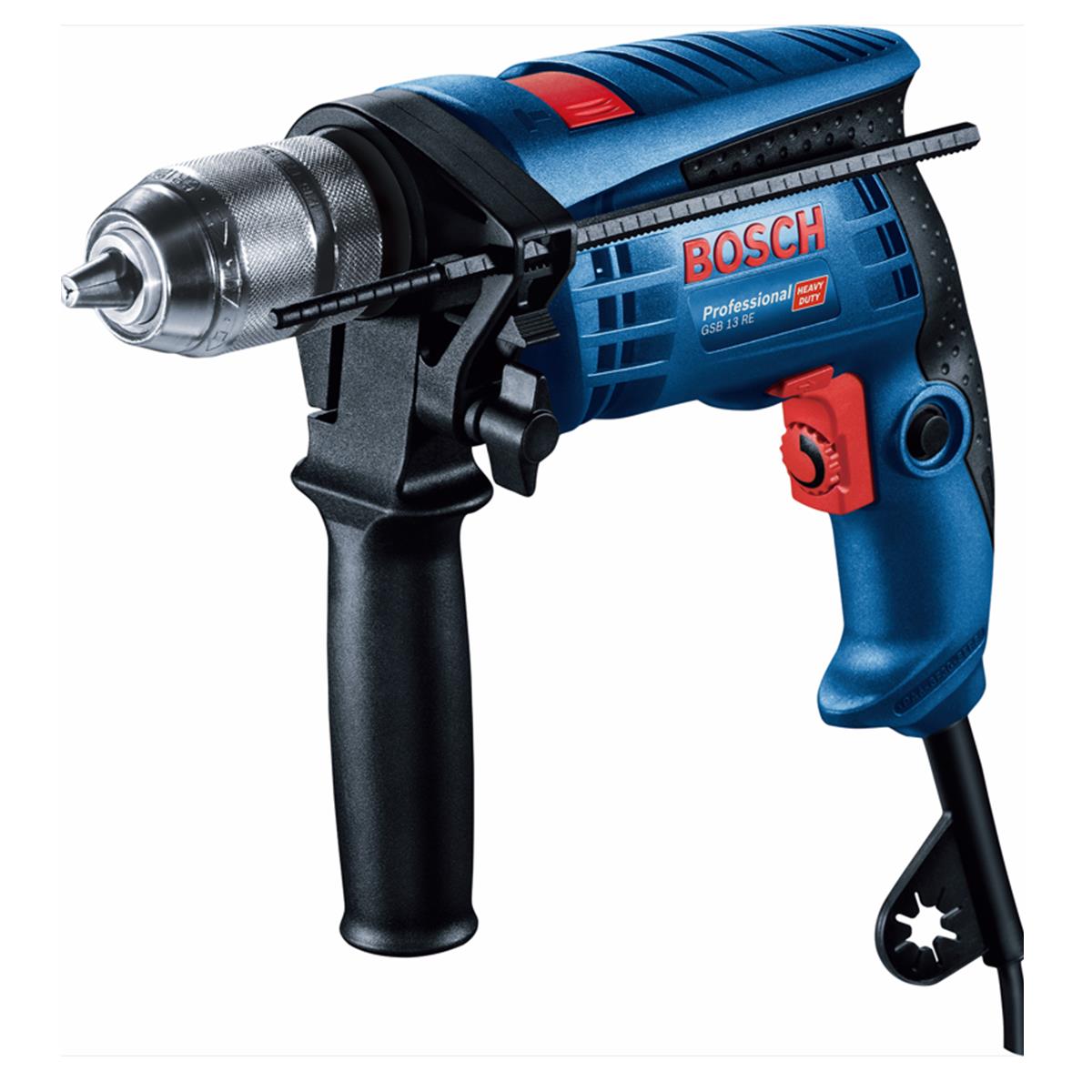Rotomartillo de 1/2" Heavy Duty de 750W (GSB 13 RE) + Set de 5 Brocas Bosch 06012B80G2