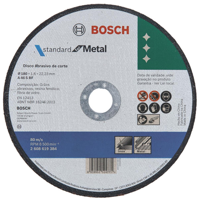 Disco Abrasivo de Corte Metal de 7" Bosch 2608619384