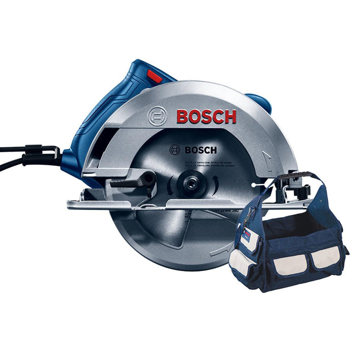 Sierra Circular de 7-1/4" 1,500W (GKS 150) Con Bolsa y Disco de Corte Bosch 06016B30G2