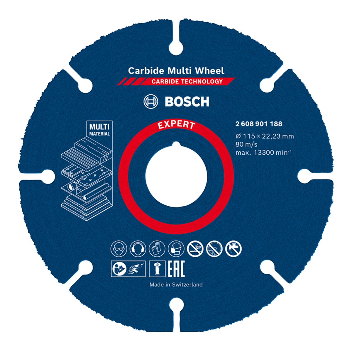 Disco de Corte Multimaterial de 4½" Expert Bosch 2608901188